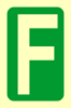 Picture of Photoluminesent Safety Sign 10x15 A-F