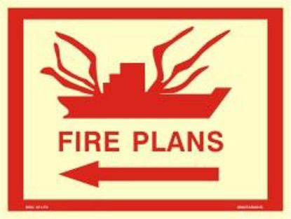Εικόνα της Fire Plans Left Arrow 30x40