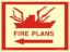 Picture of Fire Plans Left Arrow 30x40