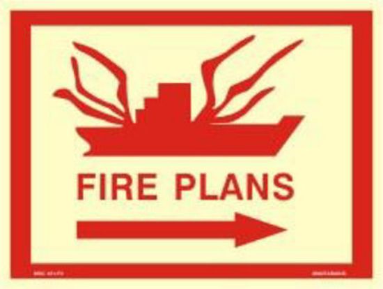 Εικόνα της Fire Plans Right Arrow 30x40