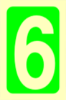 Picture of Photoluminesent Safety Sign  30x15 Νο. 0-9