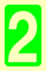 Picture of Photoluminesent Safety Sign 15x10 0-9