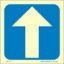 Εικόνα της ARROW STRAIGHT SIGN 15x15 BLUE