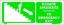 Picture of To Emergency Exit Down-Right 15x25