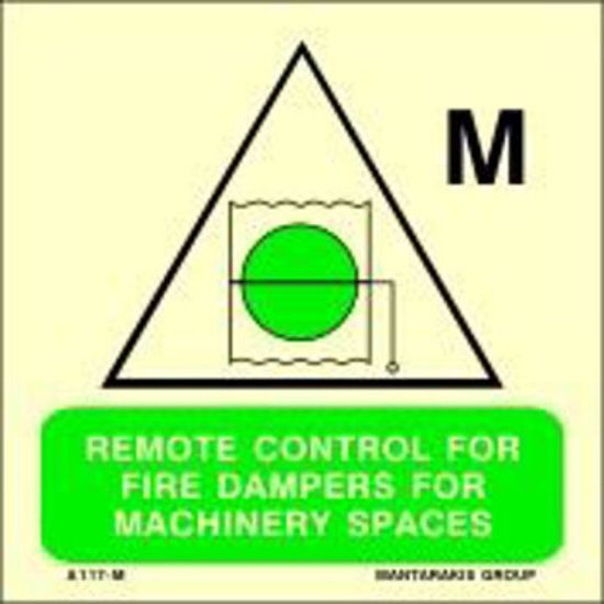 Picture of Remote Control for Fire Damper for Machinery Spaces 15x15