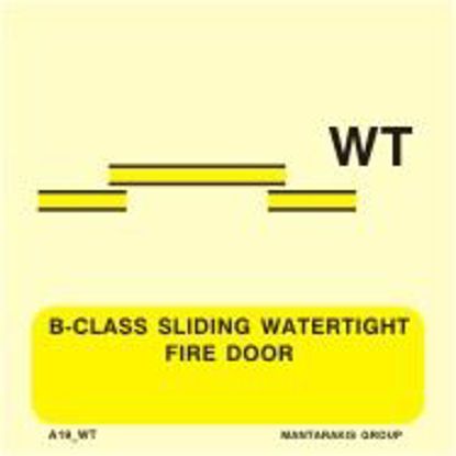 Picture of B-Class Sliding Watertight Fire Door 15x15