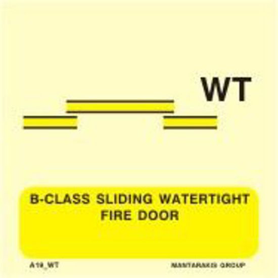Picture of B-Class Sliding Watertight Fire Door 15x15