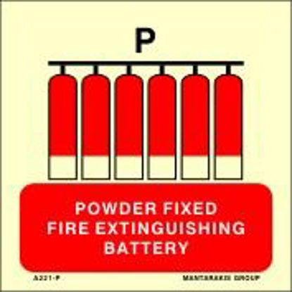 Picture of Powder Fixed Fire Extinguishing Battery 15x15