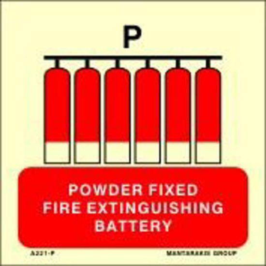 Picture of Powder Fixed Fire Extinguishing Battery 15x15