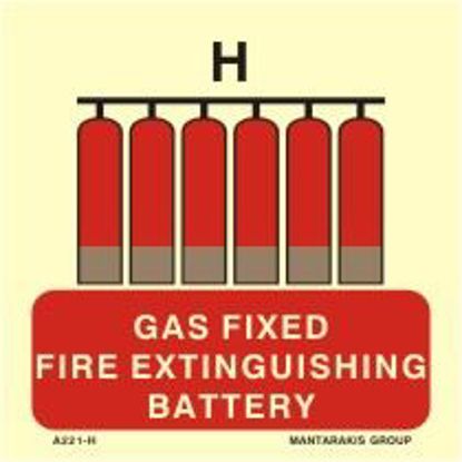 Picture of Gas Fixed Fire Extinguishing Battery 15x15