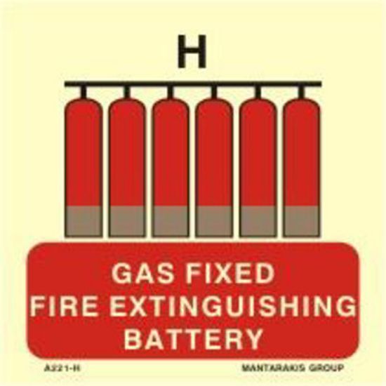 Picture of Gas Fixed Fire Extinguishing Battery 15x15