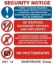 Picture of Security Notice 20x23