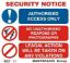 Picture of Security Notice 20x18