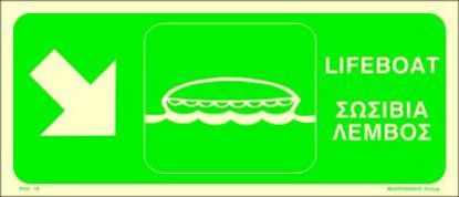 Picture of LifeBoat Down Diagonal Right 15x35
