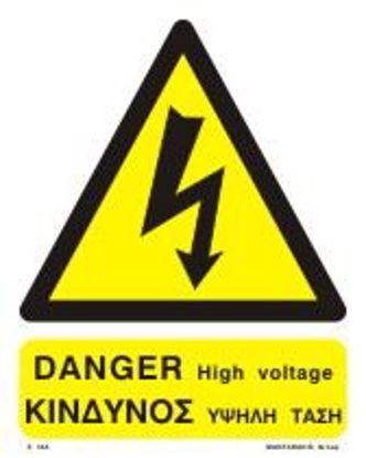 Εικόνα της Danger High Voltage 20x25