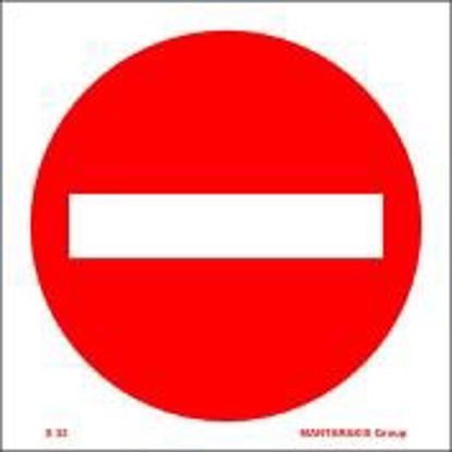 Εικόνα της Prohibition Sign 15x15