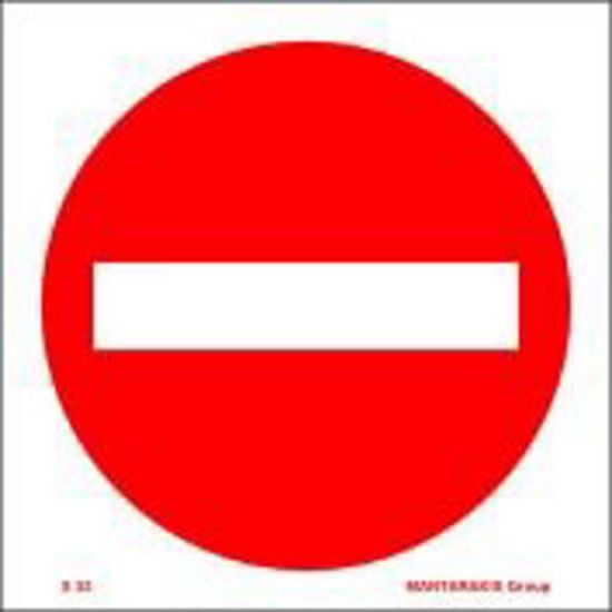 Εικόνα της Prohibition Sign 15x15