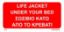 Picture of LifeJacket under your Bed 10x15