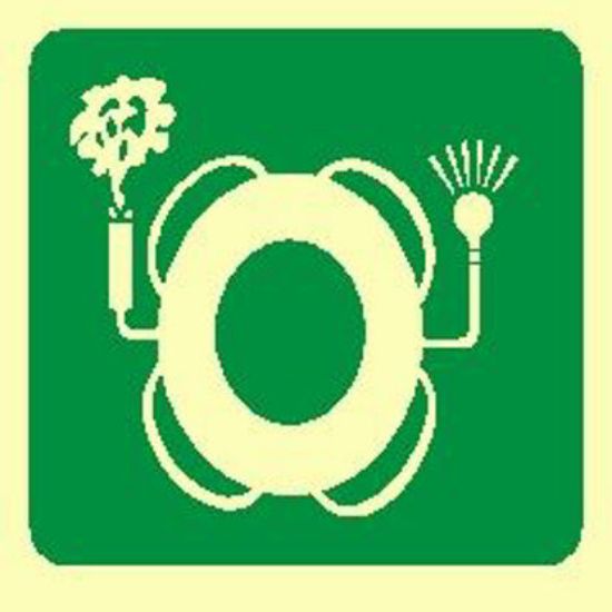 Εικόνα της LifeBuoy with Light and Smoke 15x15