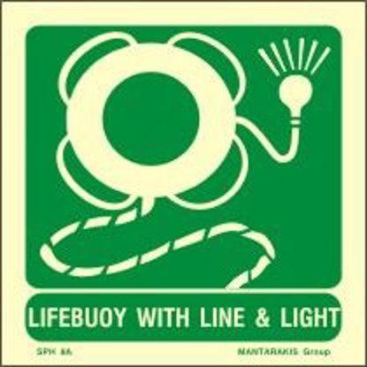 Εικόνα της LifeBuoy with Line and Light 15x15