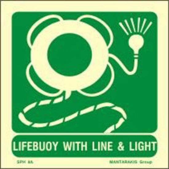 Εικόνα της LifeBuoy with Line and Light 15x15