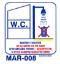 Picture of Sanitary Facilities - No Cleaners on the Sand 20x20