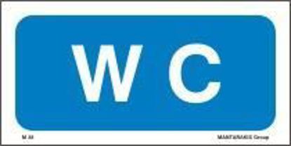 Εικόνα της WC Sign 10x20