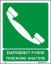 Εικόνα της Emergency Phone 25x20