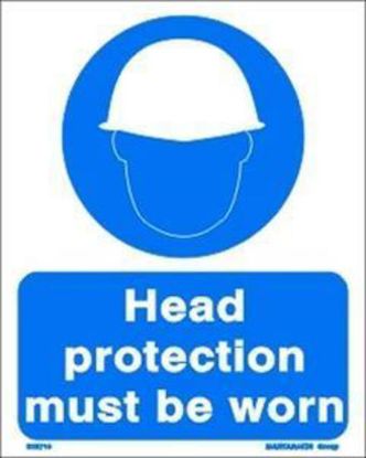 Picture of Head Protection must be worn 25x20