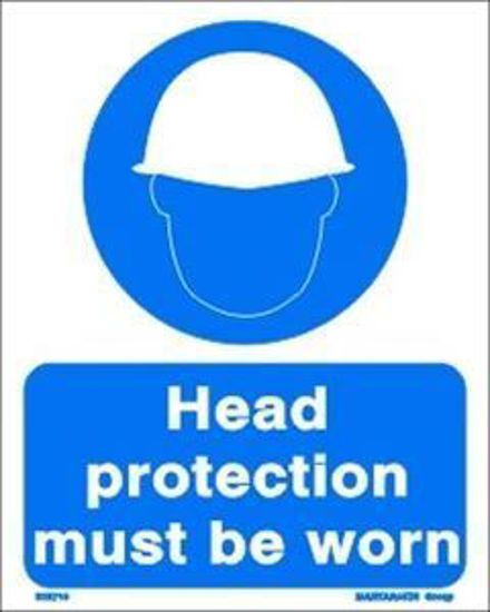 Picture of Head Protection must be worn 25x20