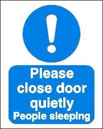 Εικόνα της Please Close Door Quietly (People Sleeping) 20x25