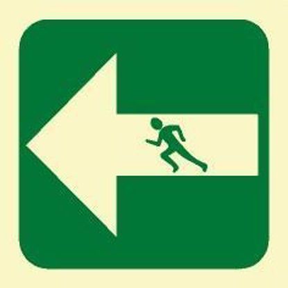 Εικόνα της Arrow Staight Left with Man in 15x15