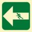 Picture of Arrow Staight Left with Man in 15x15