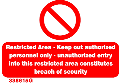 Εικόνα της Restricted Area 19x28