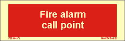 Εικόνα της Text Fire Alarm Call Point 5 x 15