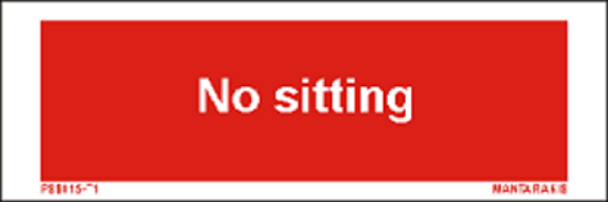 Εικόνα της Text no sitting 5 x 15