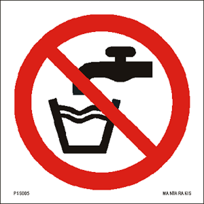 Εικόνα της Not drinking water 15 x 15