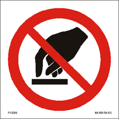 Picture of Do not touch 15 x 15