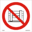 Picture of Do not obstruct 15 x 15