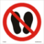 Picture of Do not walk or stand here 15 x 15