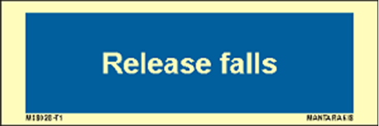 Picture of Text release falls 5 x 15