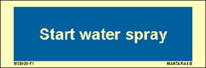 Picture of Text start water spray 5 x 15