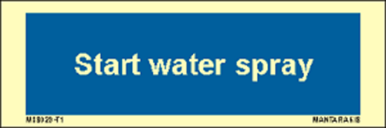 Picture of Text start water spray 5 x 15