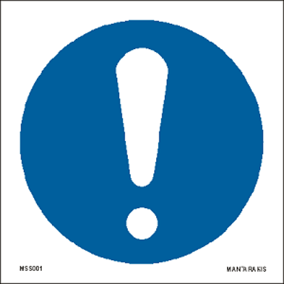 Picture of General mandatory action sign 15 x 15
