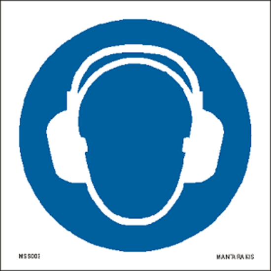 Picture of Wear ear protection 15 x 15