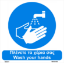 Picture of Wash your hands 15 x 15