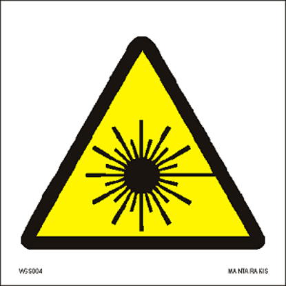 Εικόνα της Warning Laser beam 15 x 15