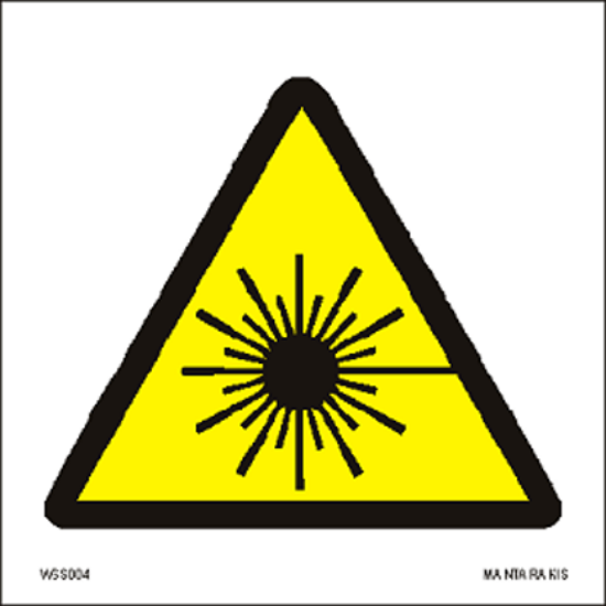 Εικόνα της Warning Laser beam 15 x 15