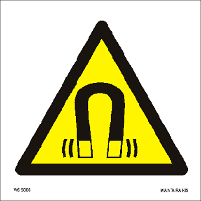 Εικόνα της Warning Magnetic field 15x15