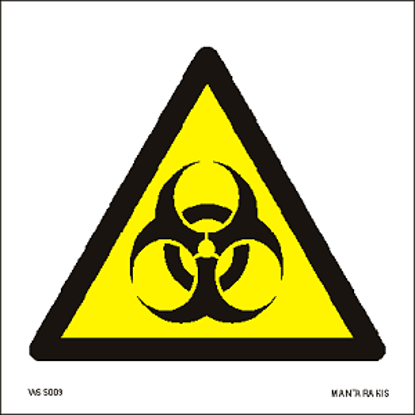 Εικόνα της Warning Biological hazard 15x15